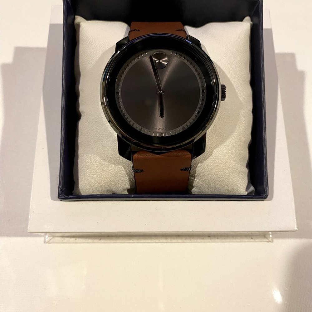 Movado Museum 40mm Smoked Chrome Case